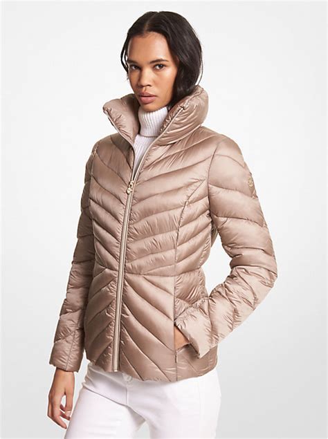 michael kors packable down jacket herren|michael kors packable nylon anorak.